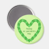 St Patrick's Day Heart Magneet (Voorkant / Achterkant)