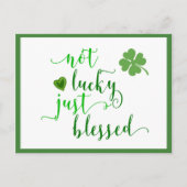 St. Patrick's Day heeft geen geluk Briefkaart (Voorkant)