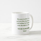 St. Patrick's Day Herdenking 11 ounce Mok (Voorkant rechts)
