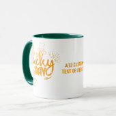 St. Patrick's Day Het is je geluksdag Mok (Voorkant links)