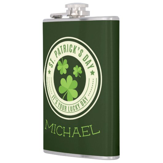 St. Patrick's Day Heupfles (Links)