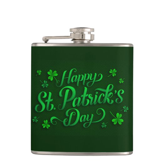 St. Patrick's Day Heupfles (Voorkant)