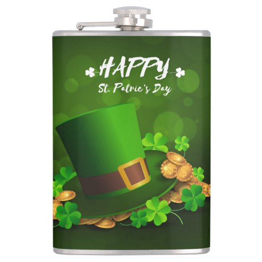 St. Patrick's Day Heupfles (Voorkant)