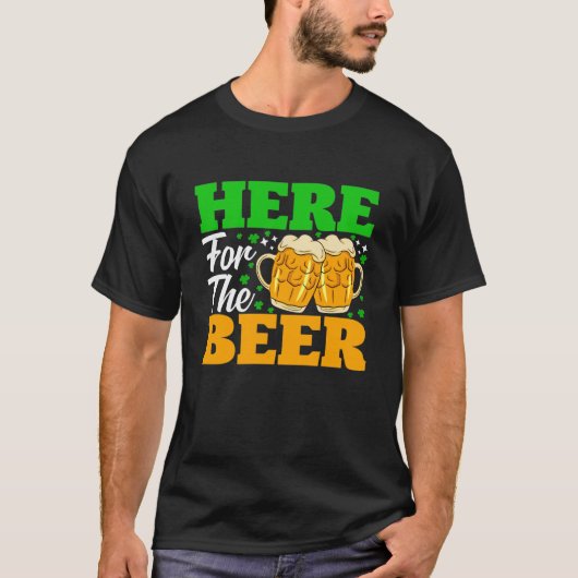 St. Patrick's Day hier voor de bier T-shirt (Voorkant)