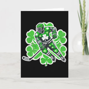 St. Patrick's Day Hockey Ierse Jongens Saint Paddy Kaart