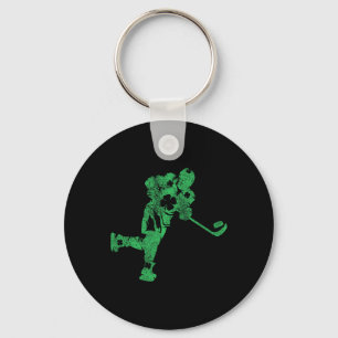 St Patrick's Day Hockey Ierse Jongens Saint Paddy' Sleutelhanger