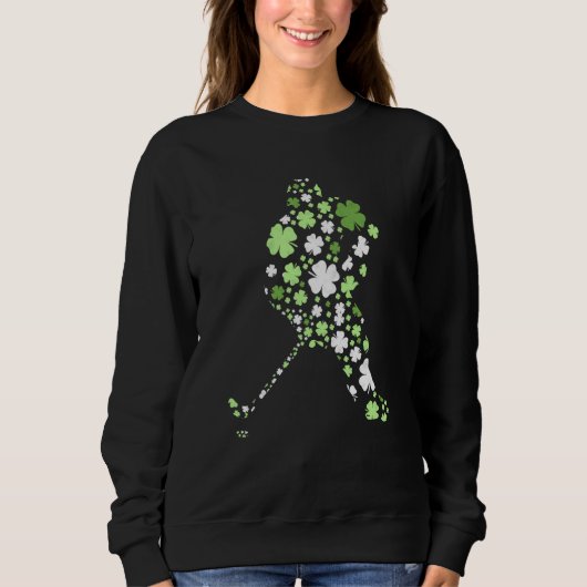 St Patricks Day Hockey Irish Boys Saint Paddy's Sh Trui (Voorkant)