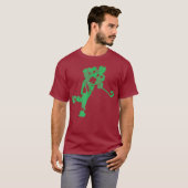 St Patricks Day Hockey Irish Boys Saint Paddys T-shirt (Voorkant volledig)