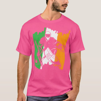 St Patricks Day Hockey voor Ierse familie Goalie T-shirt