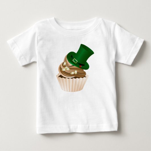 St. Patrick's Day Hoed Cupcake Wit (Voorkant)