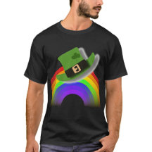 St. Patrick's Day-hoed en regenboog  