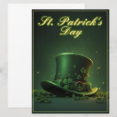 St. Patrick's Day-hoed en shamrock-ontwerp (Voorkant / Achterkant)