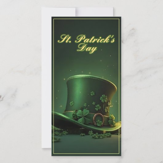 St. Patrick's Day-hoed en shamrock-ontwerp (Voorkant)