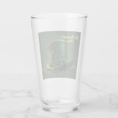 St. Patrick's Day-hoed en shamrock-ontwerp Glas (Achterkant)