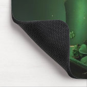 St. Patrick's Day-hoed en shamrock-ontwerp Muismat (Hoek)