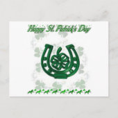 St Patrick's Day hoefijzer Briefkaart (Voorkant)