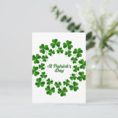 St Patrick's day Holiday Briefkaart (Staand voorkant)