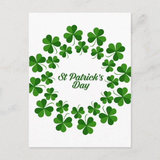 St Patrick's day Holiday Briefkaart (Voorkant)