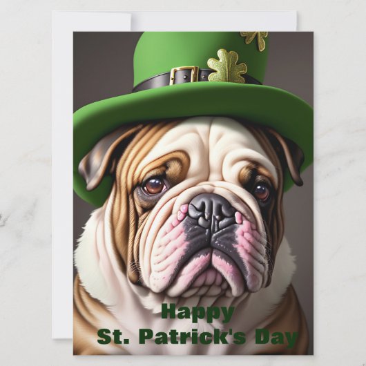 St Patrick's Day Holiday Card Feestdagenkaart (Voorkant)