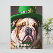 St Patrick's Day Holiday Card Feestdagenkaart (Staand voorkant)
