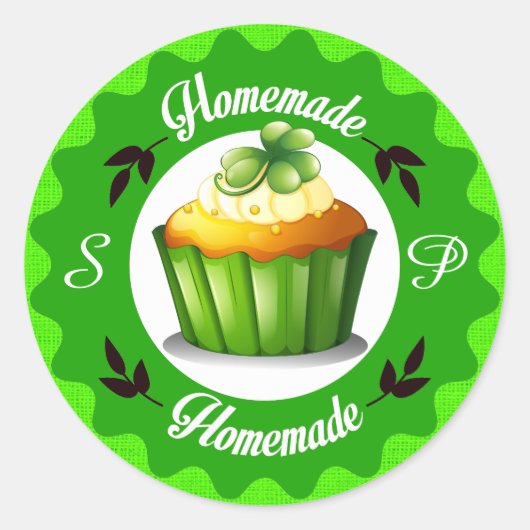 St. Patrick's Day Home Made Keuken Sticker (Voorkant)