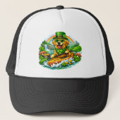 St. Patrick's Day Hond Avonturen Hoed Trucker Pet (Voorkant)
