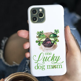 St Patrick's Day Hond Mam Grappige Custom Foto iPhone 15 Pro Case