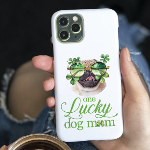 St Patrick's Day Hond Mam Grappige Custom Foto iPhone 15 Pro Case