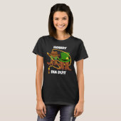 St Patricks Day HOWDY DIA DUIT Cowboy T-shirt (Voorkant volledig)