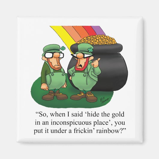 St. Patrick's Day Humor Koelkastmagneet Magneet (Voorkant)