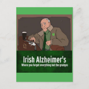 St. Patrick's Day Humoristische Ierse Gangster Briefkaart