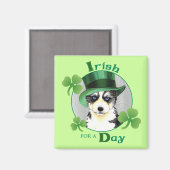 St. Patrick's Day Husky Magneet (Voorkant / Achterkant)