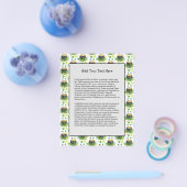 St. Patrick's Day Ierland Groene Klaver Dwergmanne Flyer (Enkel)