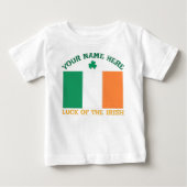 St. Patrick's Day Ierland Vlag Aangepaste Naam Sha (Voorkant)