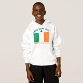 St. Patrick's Day Ierland Vlag Aangepaste Naam Sha (Voorkant volledig)