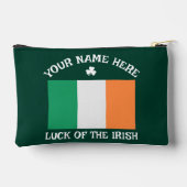 St. Patrick's Day Ierland Vlag Aangepaste Naam Sha Etui (Achterkant)