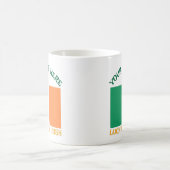 St. Patrick's Day Ierland Vlag Aangepaste Naam Sha Koffiemok (Center)
