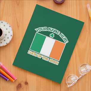 St. Patrick's Day Ierland Vlag Aangepaste Naam Sha Sticker
