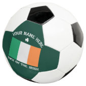 St. Patrick's Day Ierland Vlag Aangepaste Naam Sha Voetbal (Drie kwart)