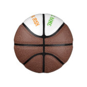 St. Patrick's Day Ierland Vlag Shamrock Aangepaste Basketbal (Rechts)
