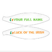 St. Patrick's Day Ierland Vlag Shamrock Aangepaste Basketbal (Panelen)