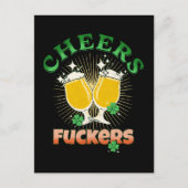 St. Patrick's Day Iers drinken Briefkaart (Voorkant)