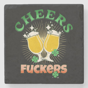 St. Patrick's Day Iers Drinkgelag Stenen Onderzetter