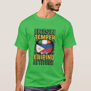 St. Patrick's Day Iers Filipijns trots T-shirt