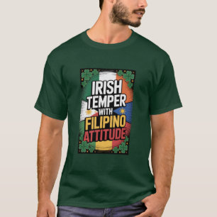 St. Patrick's Day Iers-Filipijnse fusie T-shirt