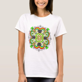 St Patrick's Day | Iers geïnspireerd Mandala T-shirt