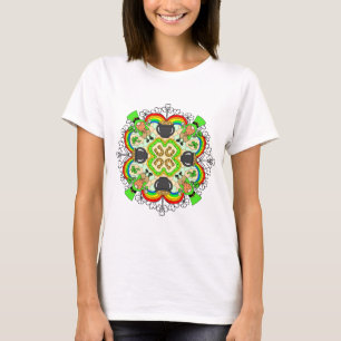 St Patrick's Day   Iers geïnspireerd Mandala T-shirt