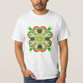St Patrick's Day | Iers geïnspireerd Mandala T-shirt (Voorkant)