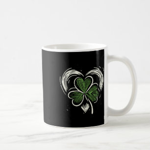 St. Patrick's Day Iers Geluks Hart Klaver Koffiemok