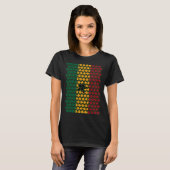 St Patricks Day Iers Groen Afrika Ghanees T-shirt (Voorkant volledig)